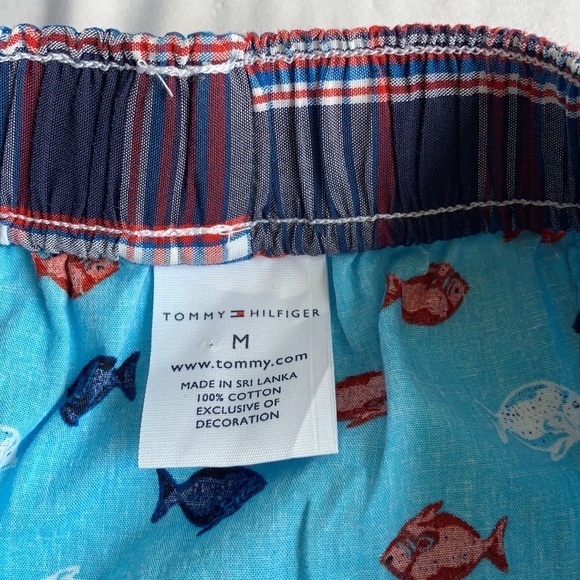 Blue Tommy Bahama Boxers with Fish - Picture 3 of 4